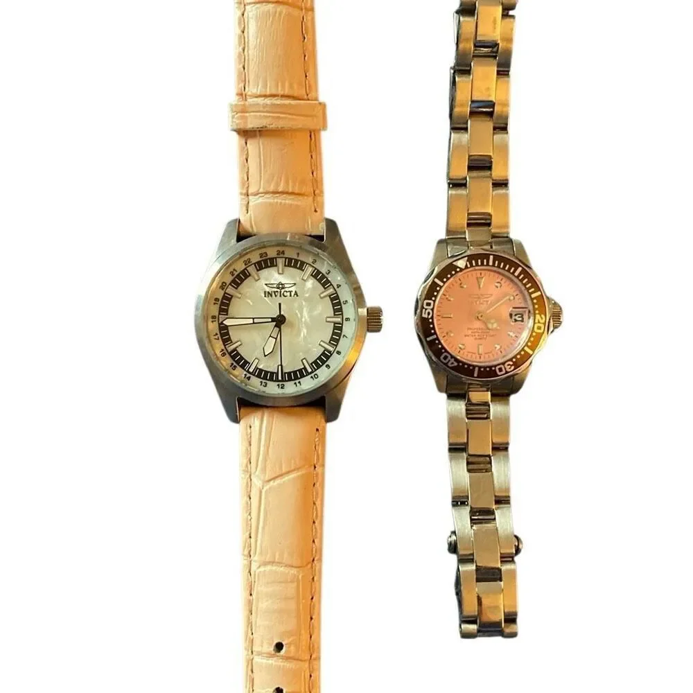 Bundle of women’s pink Invicta special watches 17096 11443 READ